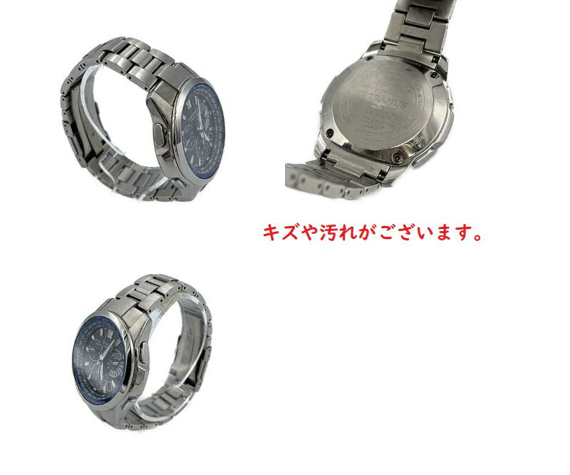 CASIO OCEANUS ソーラー電波 腕時計 OCW-M700TDJ-1AJF 中古 カシオ オシアナス クロノグラフ 10気圧防水 カレンダー