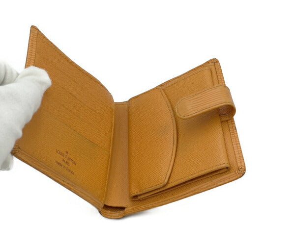 LOUIS VUITTON エピ ポルトビエコンパクト 中古 ルイ ヴィトン M6355 2つ折り 財布 小銭入れ ブランド
