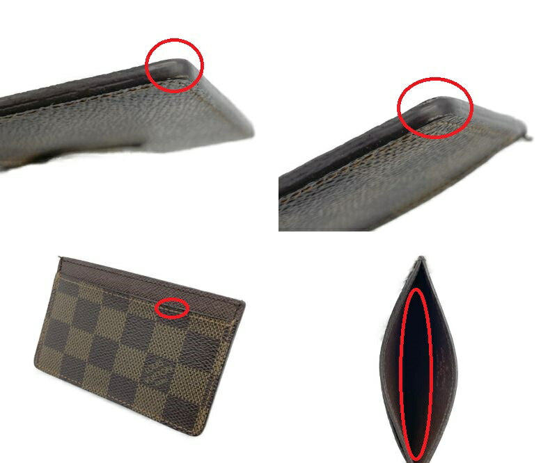 LOUIS VUITTON ダミエ ポルトカルトサーンプル N61722 中古 ルイヴィトン カード入れ 名刺入れ ブランド コンパクト