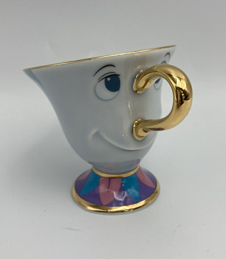 Disney 美女と野獣 ポット夫人とチップ ティーセット 中古 ティーポット ディズニー ティーカップ