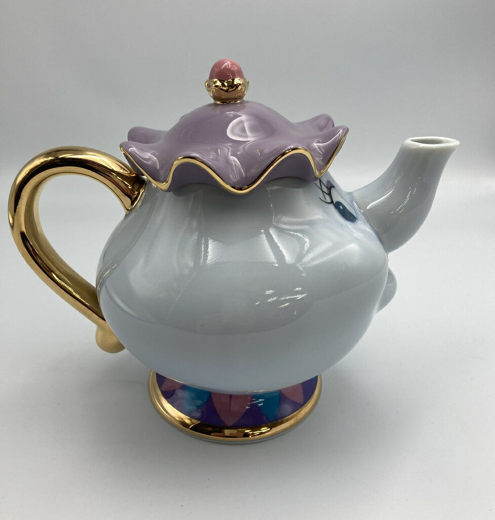 Disney 美女と野獣 ポット夫人とチップ ティーセット 中古 ティーポット ディズニー ティーカップ