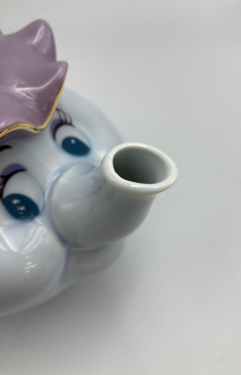 Disney 美女と野獣 ポット夫人とチップ ティーセット 中古 ティーポット ディズニー ティーカップ