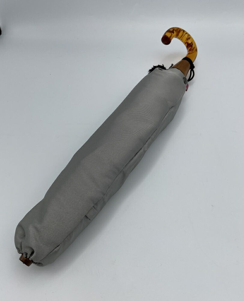 小宮商店 甲州織 かさね 雨晴兼用 折りたたみ傘 中古 雨傘 日傘 おしゃれ かわいい ピンク グレー レディース