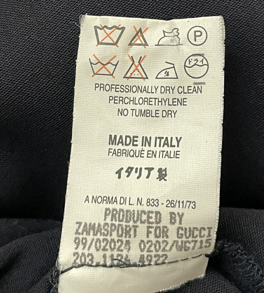 GUCCI ブラウス M 38 イタリア製 中古 グッチ 長袖 シャツ レディース トップス シンプル ブランド
