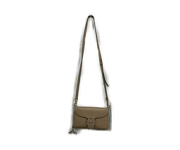TORY BURCH レザー ウォレット ショルダー 中古 トリーバーチ バッグ 鞄 本革 財布 ポシェット ブランド