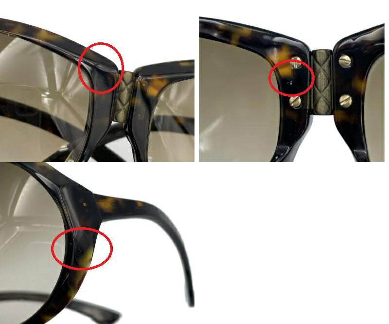 BOTTEGA VENETA サングラス 中古 ボッテガヴェネタ カラーレンズ べっ甲 ティアドロップ