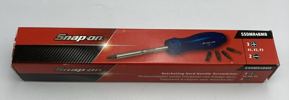 Snap-on ラチェットドライバー スタンダードハンドル ブルー 中古 スナップオン 工具 SSDMR4B 精密 USA