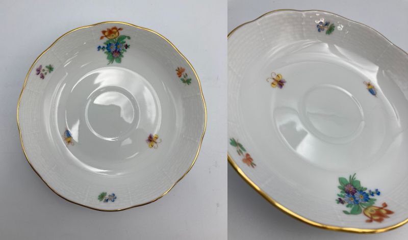 HEREND ヘレンド フラワーブーケ カップ&ソーサー 中古 ティーカップ 洋食器 コーヒーカップ