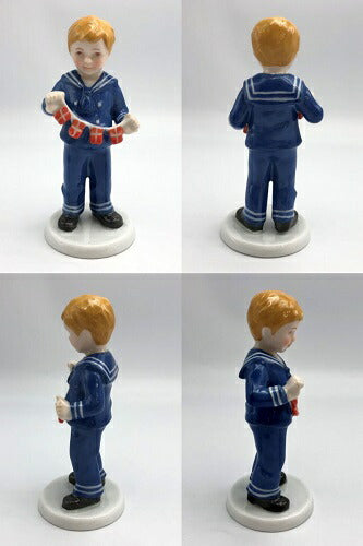 Royal Copenhagen イヤーフィギュリン 2011 ボーイ ULRIK 中古 ロイヤルコペンハーゲン 置物 置き物 男の子 少年 オブジェ