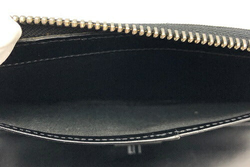 Dunhill ダンヒル キャンバス ラウンドファスナー オーガナイザー 中古 ブランド マルチケース トラベルケース 長財布 レザー ブラック