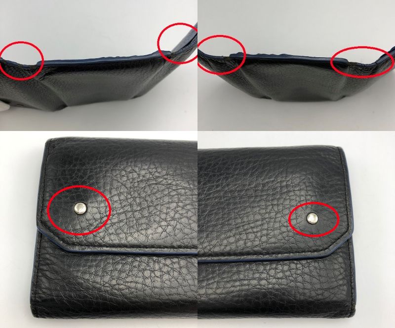 BURBERRY BLACK LABEL バーバリー ブラックレーベル 長財布 中古 ブランド メンズ レザー 黒 ウォレット