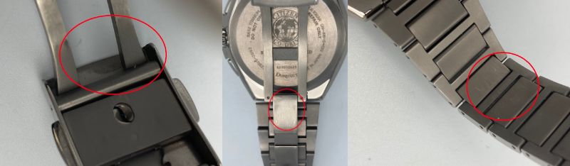 CITIZEN ATTESA エコドライブ クオーツ 電波時計 腕時計 CB5040-80A 中古 シチズン アテッサ E660 S118298 メンズ ホワイト カレンダー 24