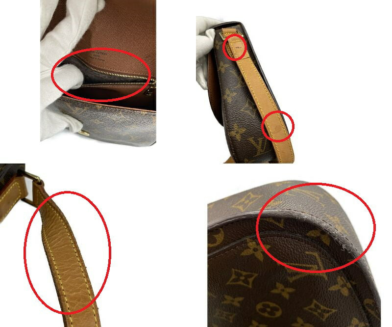 LOUIS VUITTON モノグラム サンクルー M51242 ショルダー バッグ 中古 ルイヴィトン 鞄 ブランド 肩掛け 斜め掛け レディース