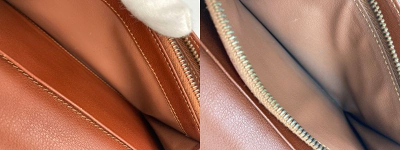 CELINE セリーヌ マカダム 2つ折り長財布 キャンバス 中古 イエロー レディース 2つ折り 黄色