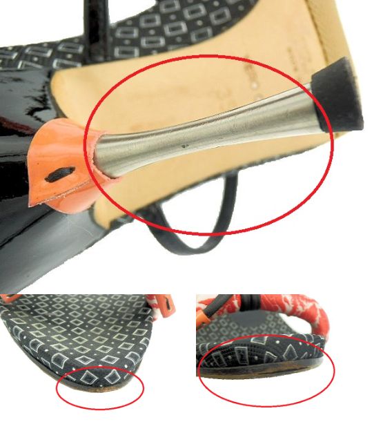 PRADA プラダ ジャパニーズスタイル ストラップ サンダル 約22.5cm 中古 1