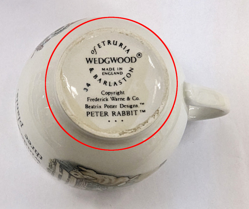 ウェッジウット ピーターラビット カップソーサー 中古 1