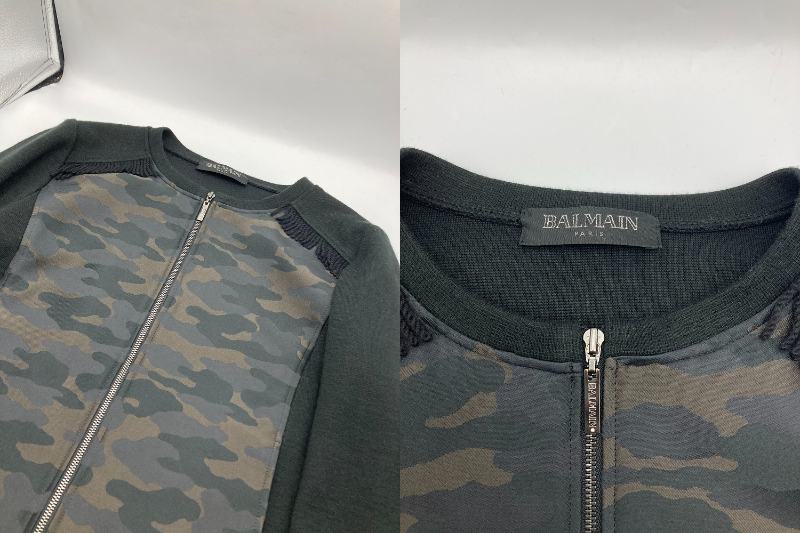 BALMAIN paris バルマン×レリアン カモフラージュ ジップアップ ブルゾン 中古 4