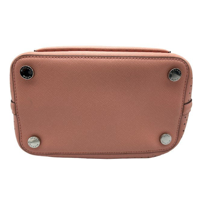 MICHAEL KORS マイケルコース レザー 巾着 ショルダーバッグ ピンク 30S6SGRM2O 2WAY 鞄 パンチング 斜め掛け 肩掛け レディース 中古 W4