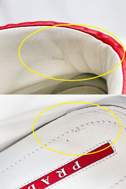 PRADA ハイカットスニーカー 約25cm 中古 1