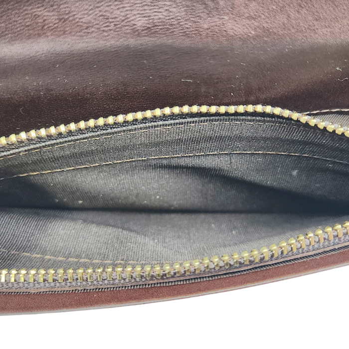土屋鞄 長財布 レディース 二つ折り レザー ブラウン シンプル 小銭入れ 中古 T1