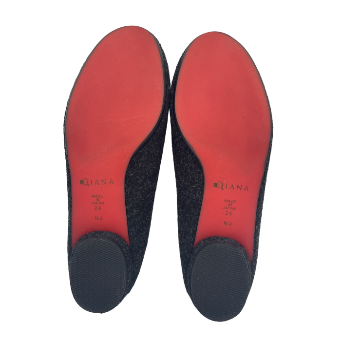 DIANA ダイアナ ディズニー スパンコール フラットシューズ 中古 4