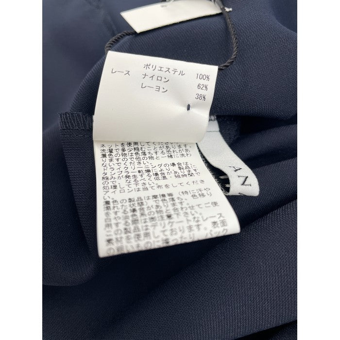 ANAYI アナイ レース ブラウス 101727-13-65-380 レディース 38(M) ネイビー 中古 1