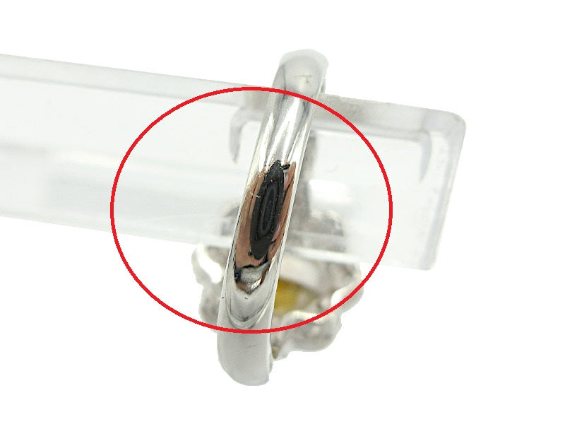 Pt900 ダイヤ 0.16ct パール 9mm リング 10号 中古 1