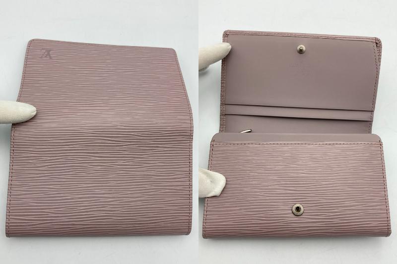 LOUIS VUITTON ルイヴィトン エピ ポルトモネビエトレゾール 2つ折り財布 レディース M6350B 中古 D4