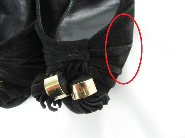 LOUIS VUITTON/ルイヴィトン スウェードパンプス 約23cm 中古 1