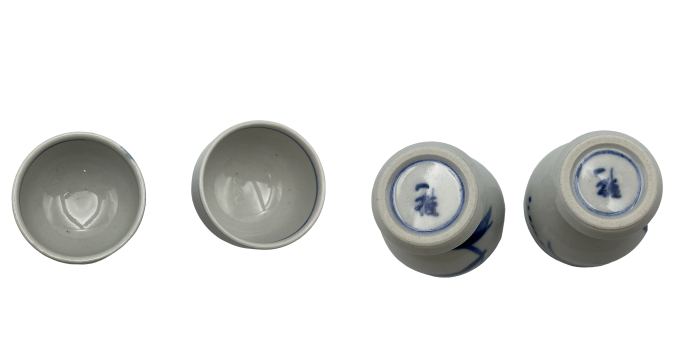 雅大 染付花鳥文酒器揃 中古 4