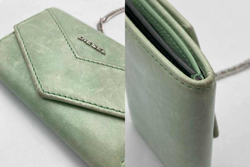 DIESEL ディーゼル LEーZIPPERシリーズ チェーンウォレット 中古 D4