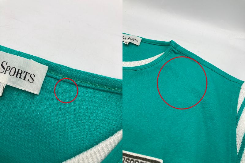 PIA SPORTS ピアスポーツ 切り替え 半袖 Tシャツ 中古 4