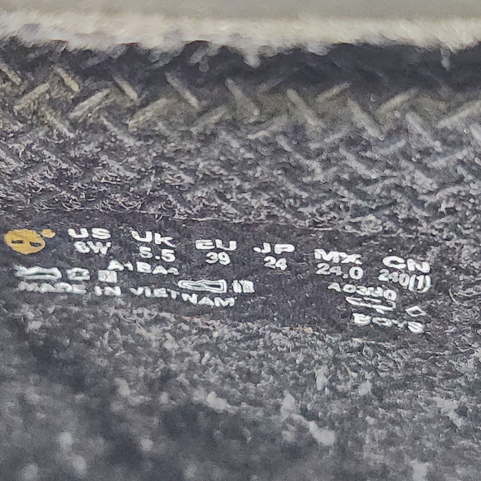 Timberland 6inch ワークブーツ ジュニア レディース WATERPROOF ブラック 24cm A1BA4 防水 レースアップ T1