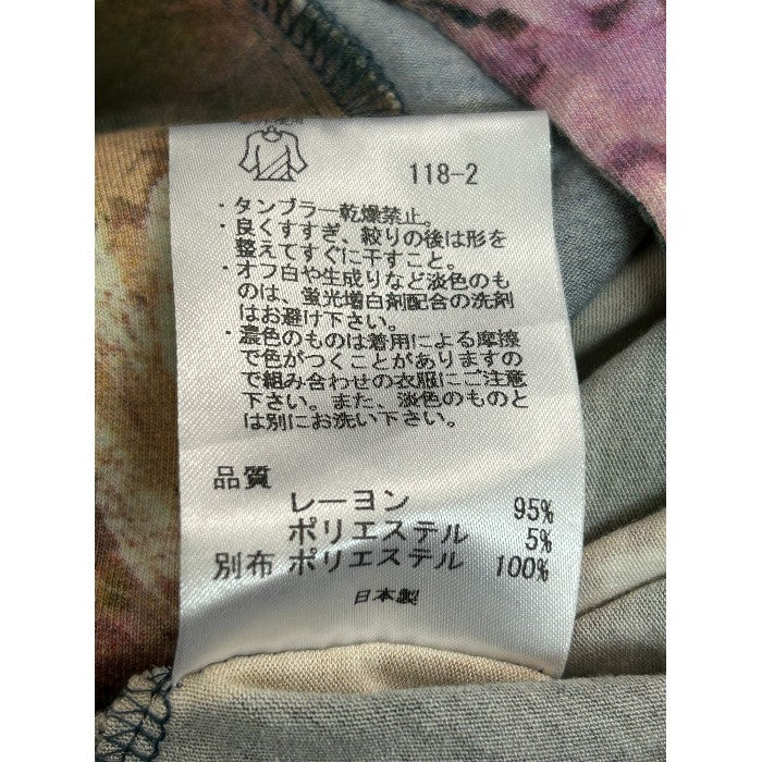 Paul Smith ノースリーブ 花柄 ブラウス ワンピース レディース M マルチカラー PS.SA.0610 ポールスミス フラワー 春 夏 かわいい 中古 W4