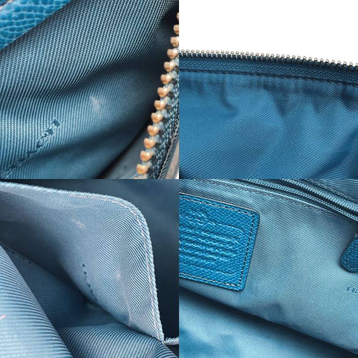 COACH コーチ トートバッグ 35500 ブルー 中古 1