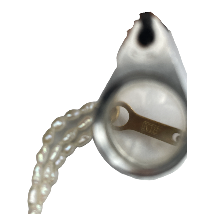 K18 淡水パール 3連 ネックレス 19.43g 真珠 レディース アクセサリー イエローゴールド 中古 W4