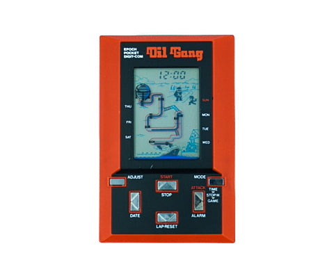 エポック社 LSIゲーム ポケットデジコム オイルギャング 中古 1