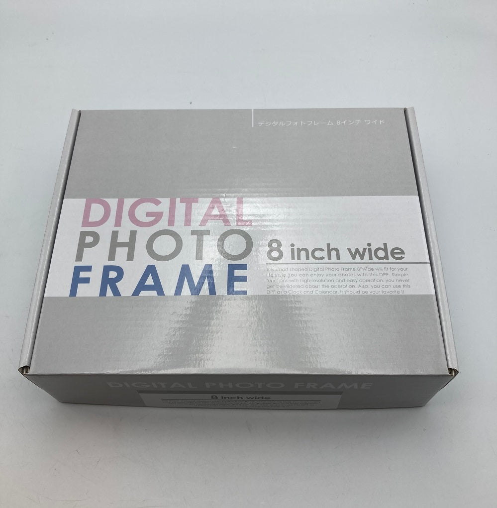 ラドンナ デジタルフォトフレーム 8インチワイド BKDP01-80-GY 中古 4