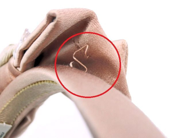 miu miu ミュウミュウ ビジュー リボン カチューシャ 中古 1