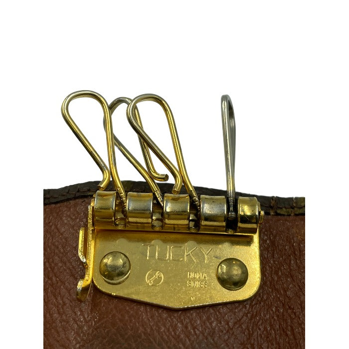 LOUIS VUITTON ルイヴィトン モノグラム ミュルティクレ4 キーケース ブラウン 中古 1