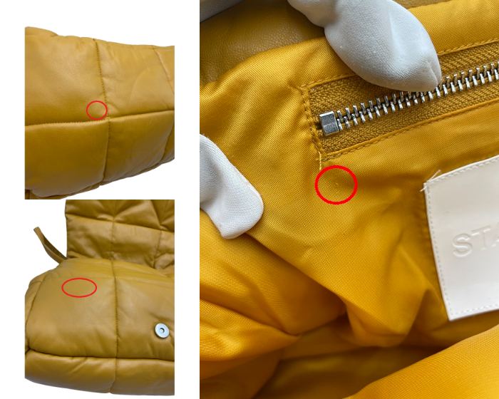 STAND STUDIO スタンド スタジオ Wanda フェイクレザー ショルダーバッグ キルティング 中古 4