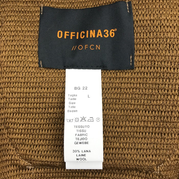 officina36 オフィチーナトレンタセイ テーラードジャケット メンズ L ブラウン 中古 1