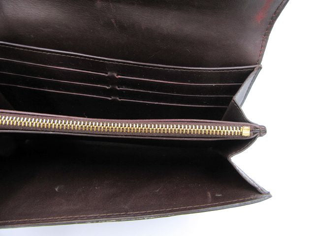LOUIS VUITTON/ルイヴィトン ヴェルニ ポルトフォイユ・サラ アマラント 中古 1