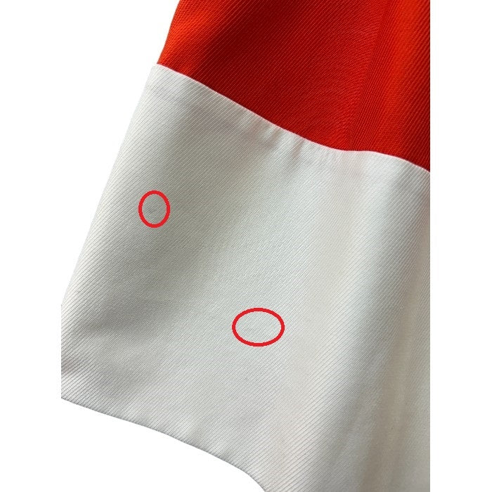 kate spade ケイトスペード リボン スカート 024-220040 4 レディース オレンジ ホワイト かわいい 中古 W4