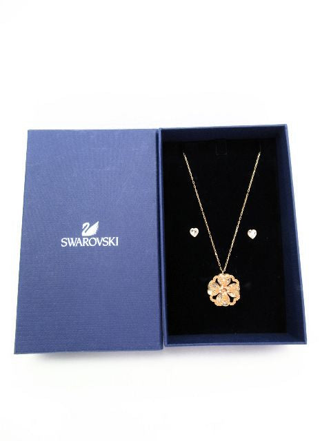SWAROVSKI/スワロフスキー DEARY ネックレス&ピアスセット 中古 1