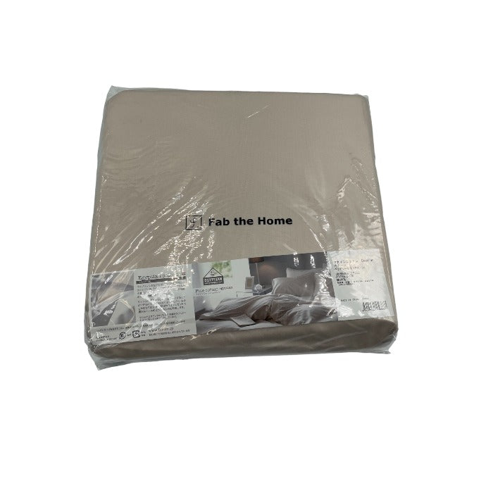 Fab the Home ファインコットン エジプシャン ストーン コンフォーターカバー ベッドシーツ ピローケース クイーンサイズ セット 中古 1