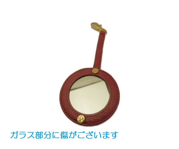 TORY BURCH レザー ミラー 付き トート バッグ 中古 1