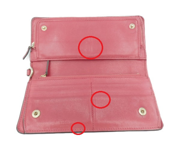 GUCCI GGシマ 2つ折り ファスナー 長財布 256930 中古 1