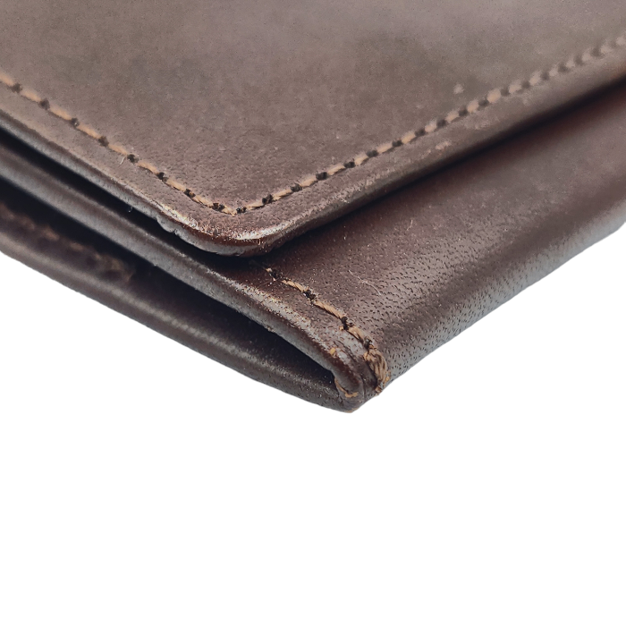 土屋鞄 長財布 レディース 二つ折り レザー ブラウン シンプル 小銭入れ 中古 T1