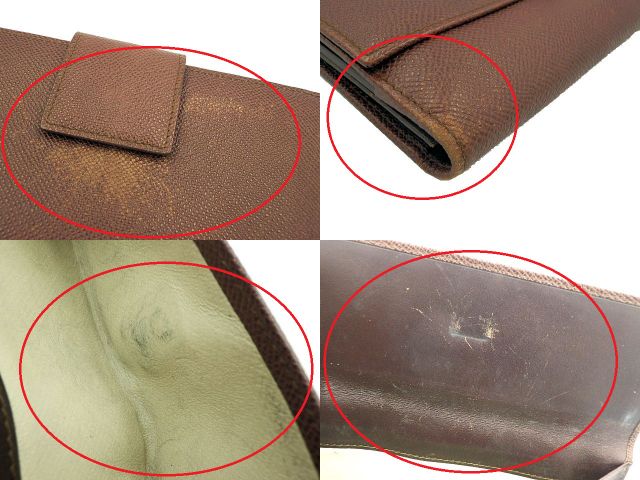 BVLGARI ブルガリ ビーゼロワン レザー 二つ折り長財布 中古 1